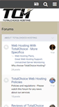 Mobile Screenshot of forums.totalchoicehosting.com